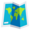 World Map emoji on Emojione